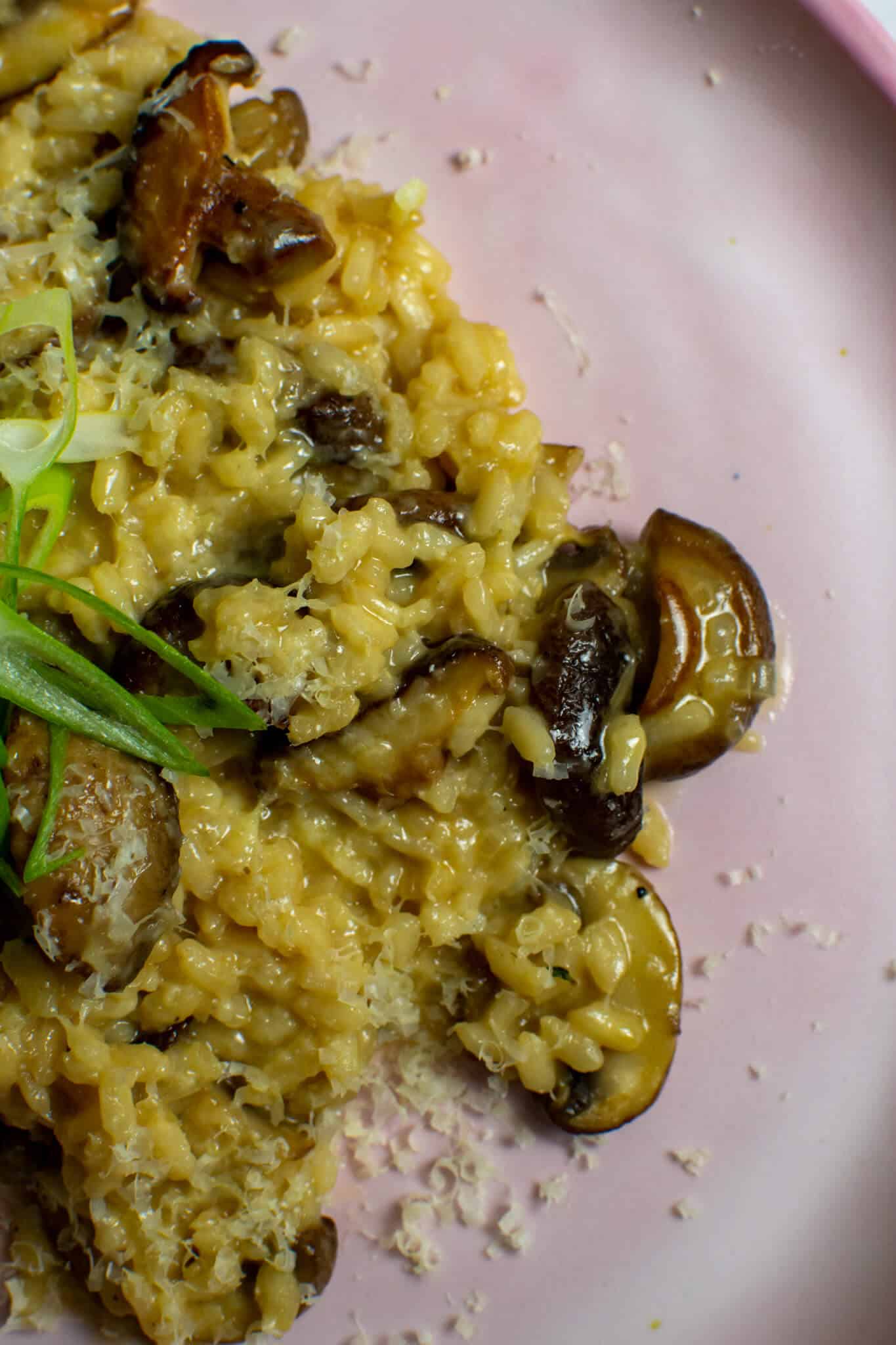 Wild mushroom risotto AnotherFoodBlogger