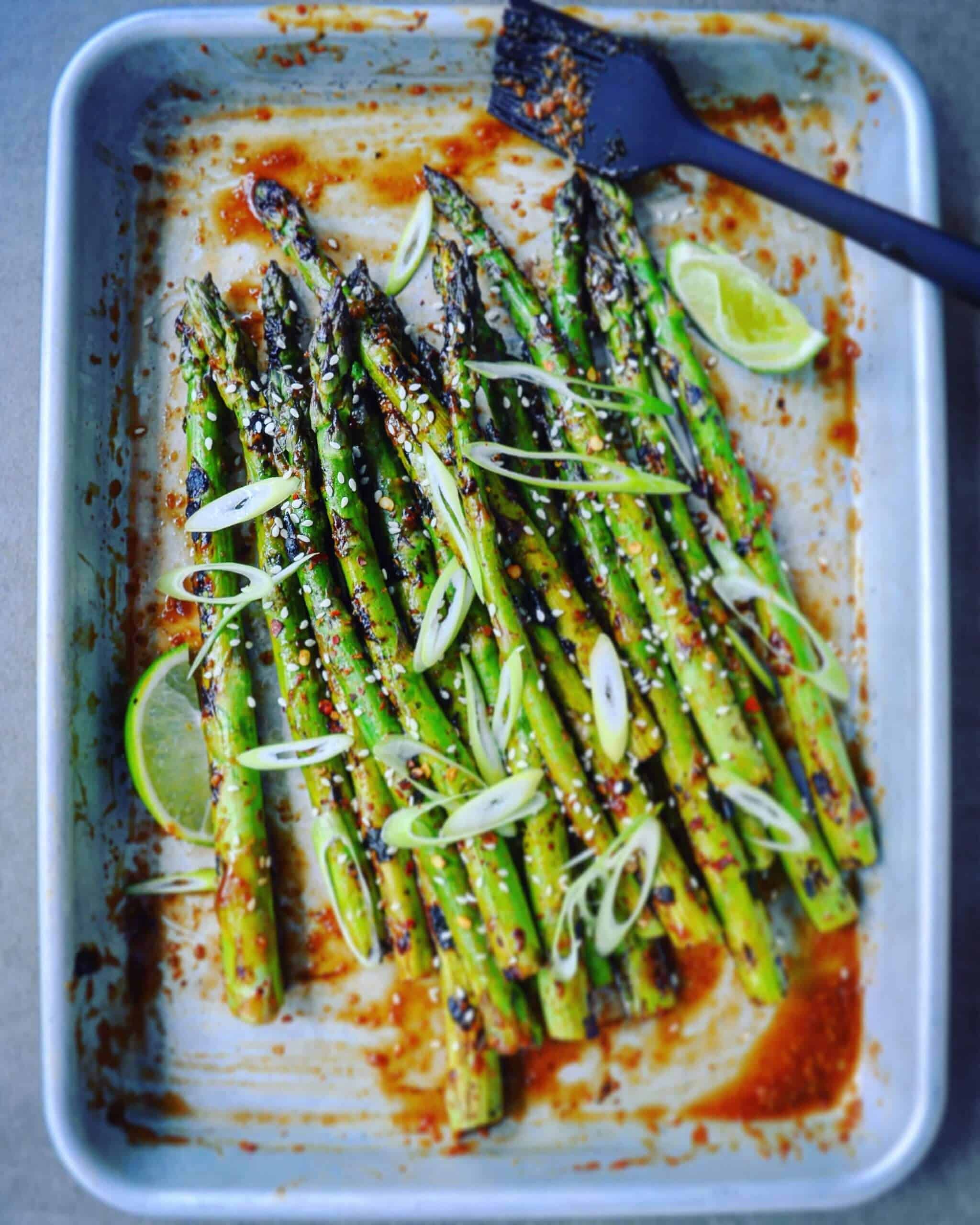 BBQ Asian Asparagus - AnotherFoodBlogger