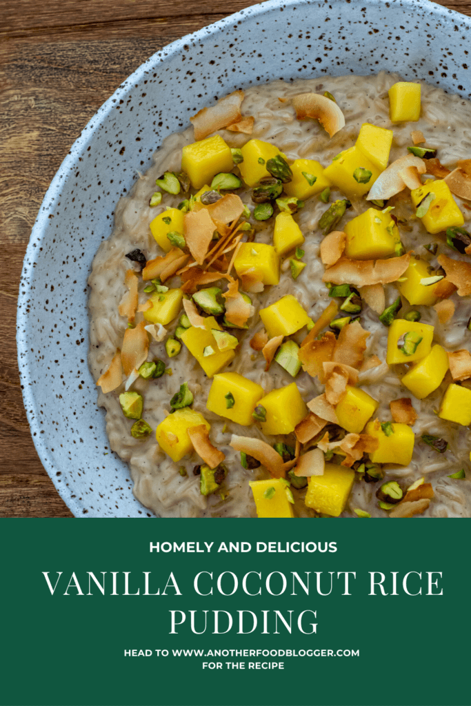 Vanilla Coconut Rice Pudding