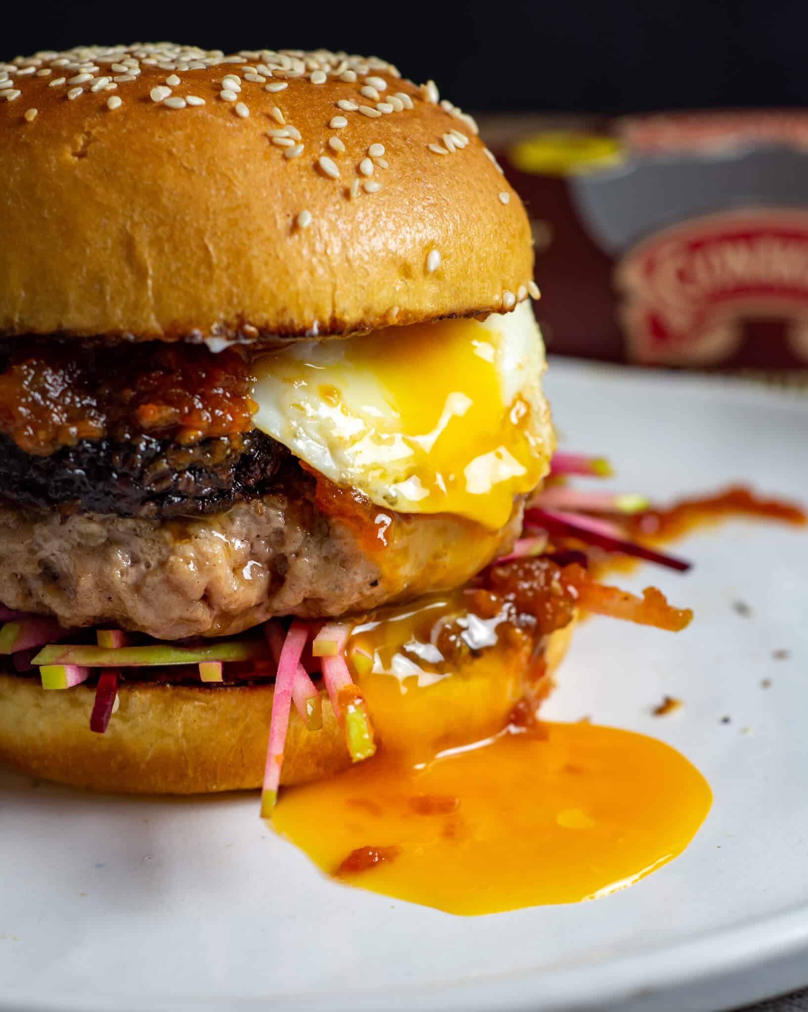 Pork & Black Pudding Burger - AnotherFoodBlogger