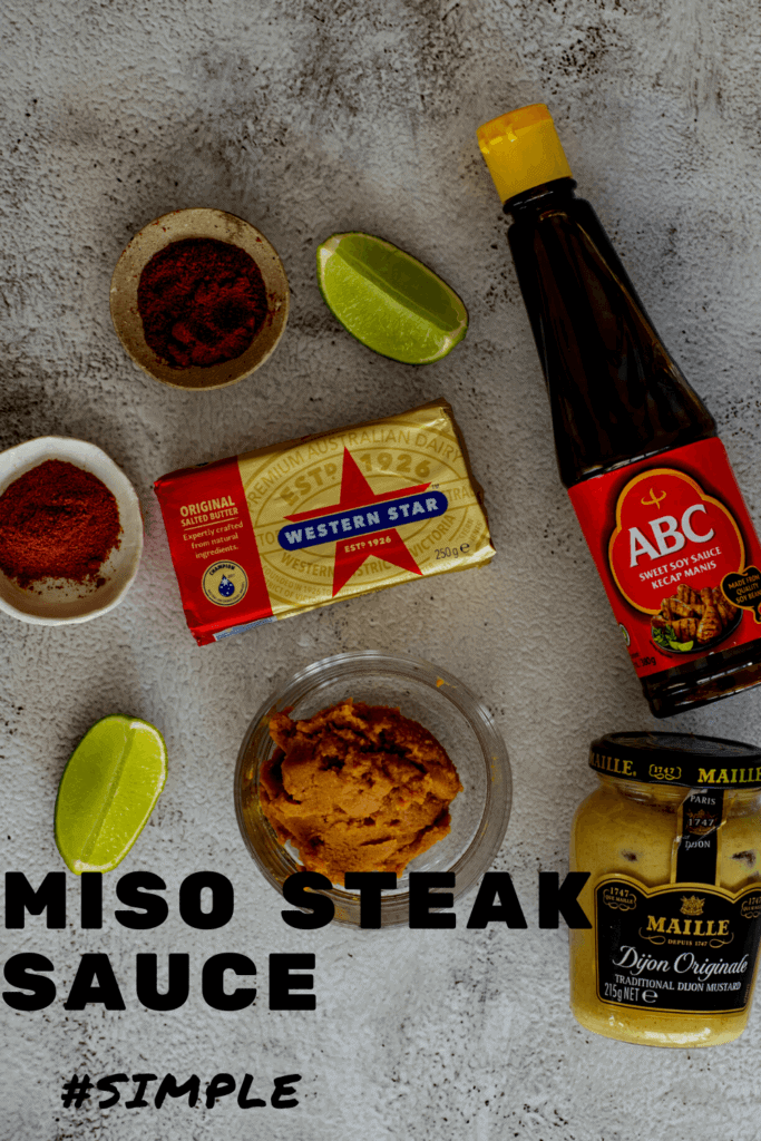 Miso steak sauce ingredients