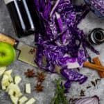 spiced red cabbage ingredients