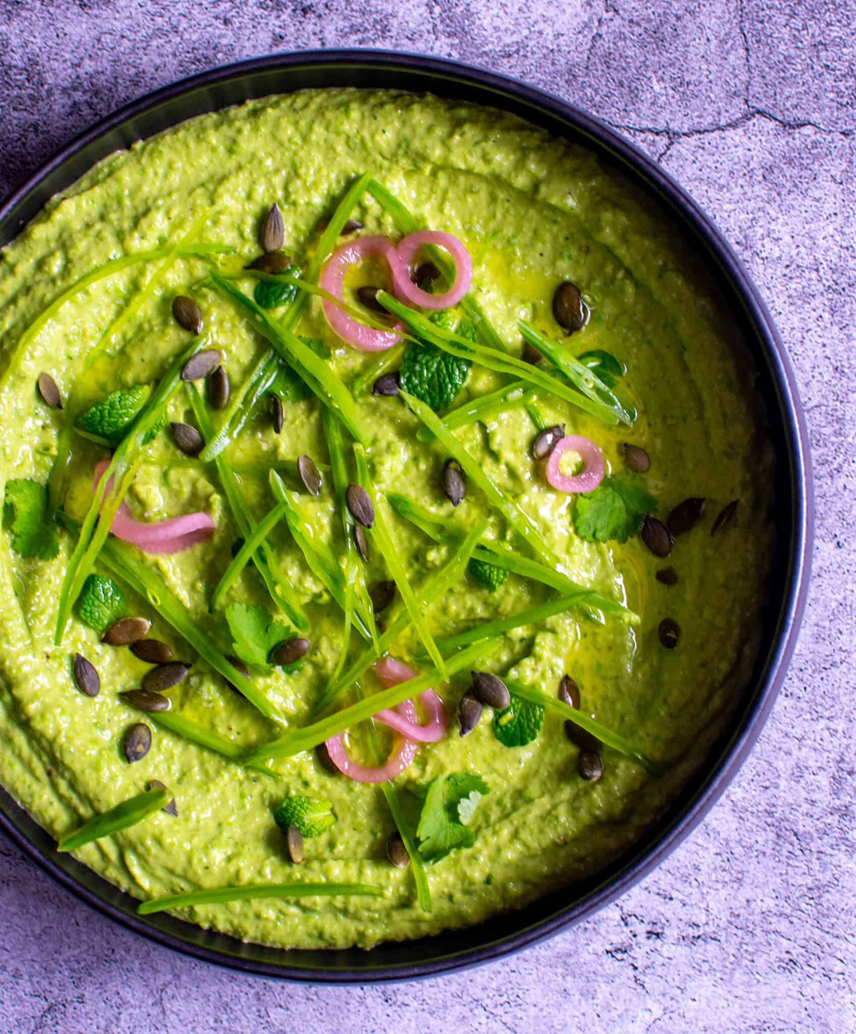 Avocado & Pea Hummus - AnotherFoodBlogger