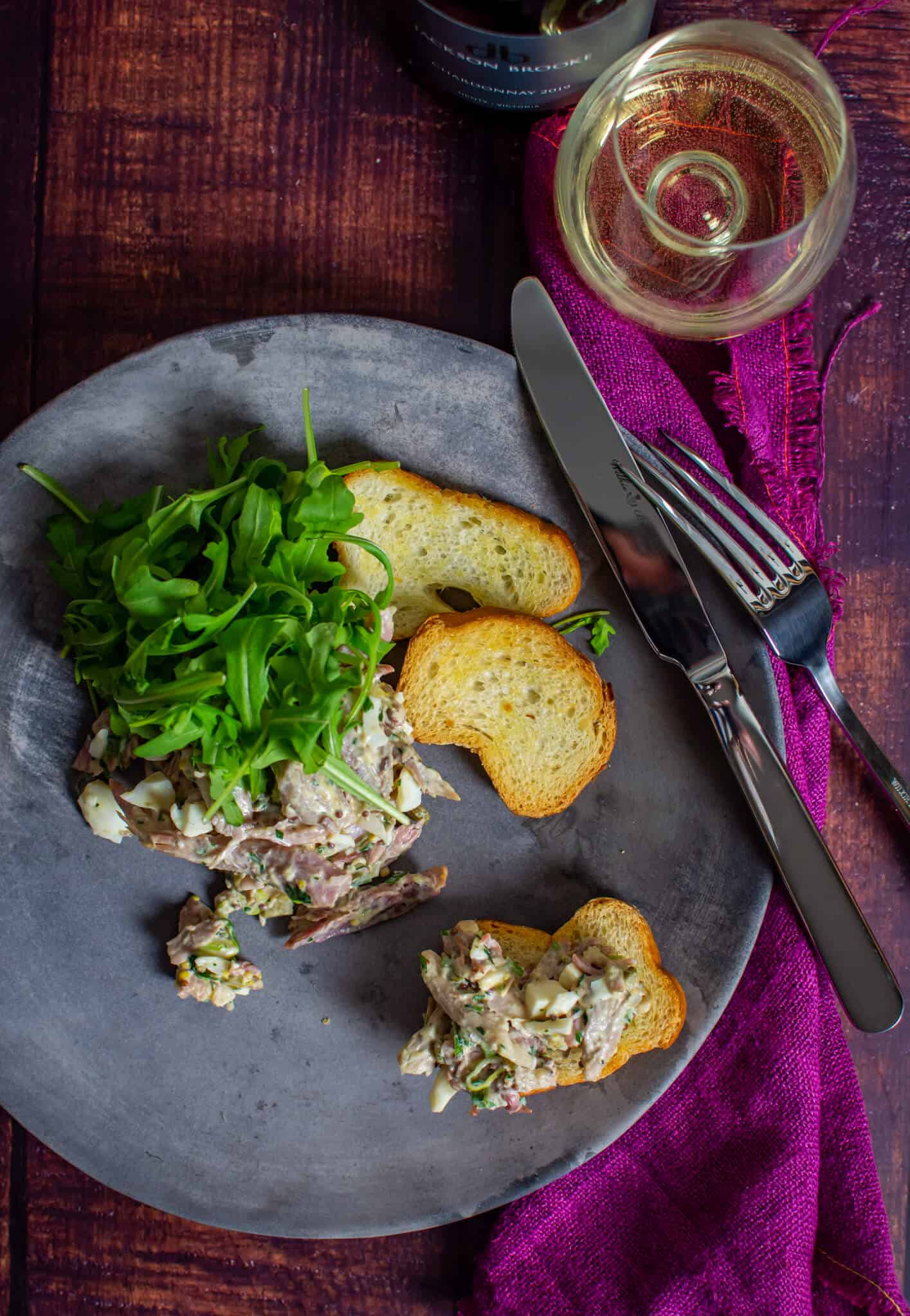 Ham Hock Salad - AnotherFoodBlogger