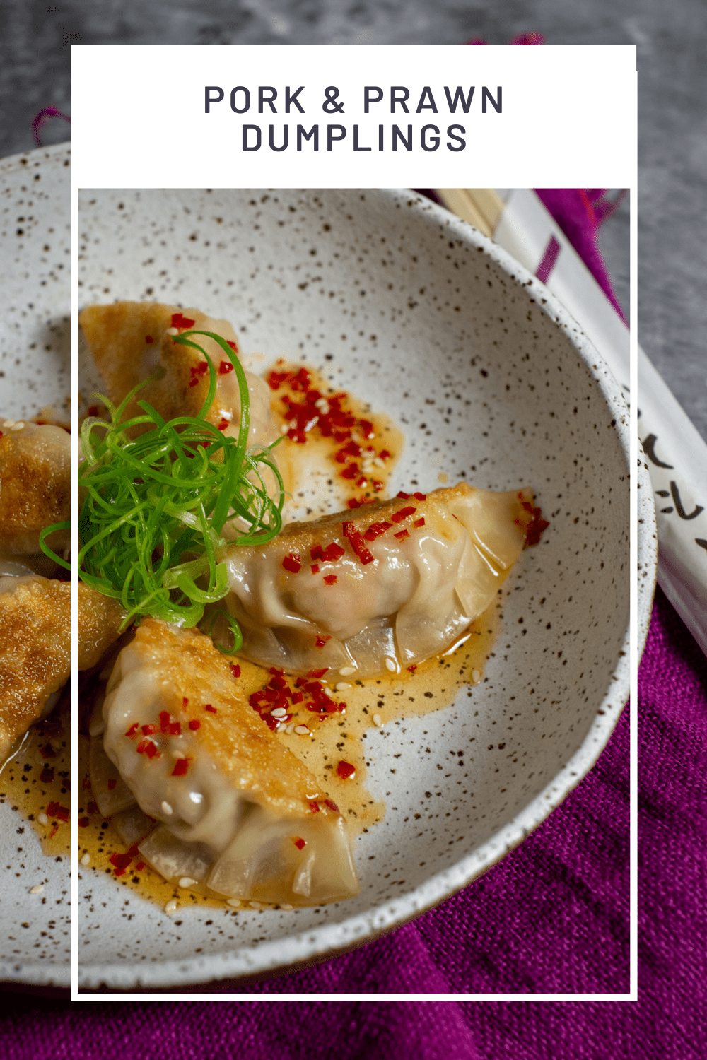 Pork & Prawn Dumplings AnotherFoodBlogger