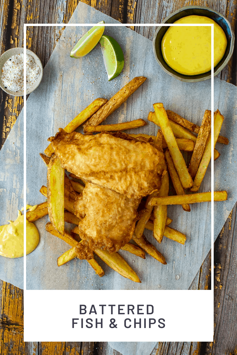 Battered Fish & Chips AnotherFoodBlogger