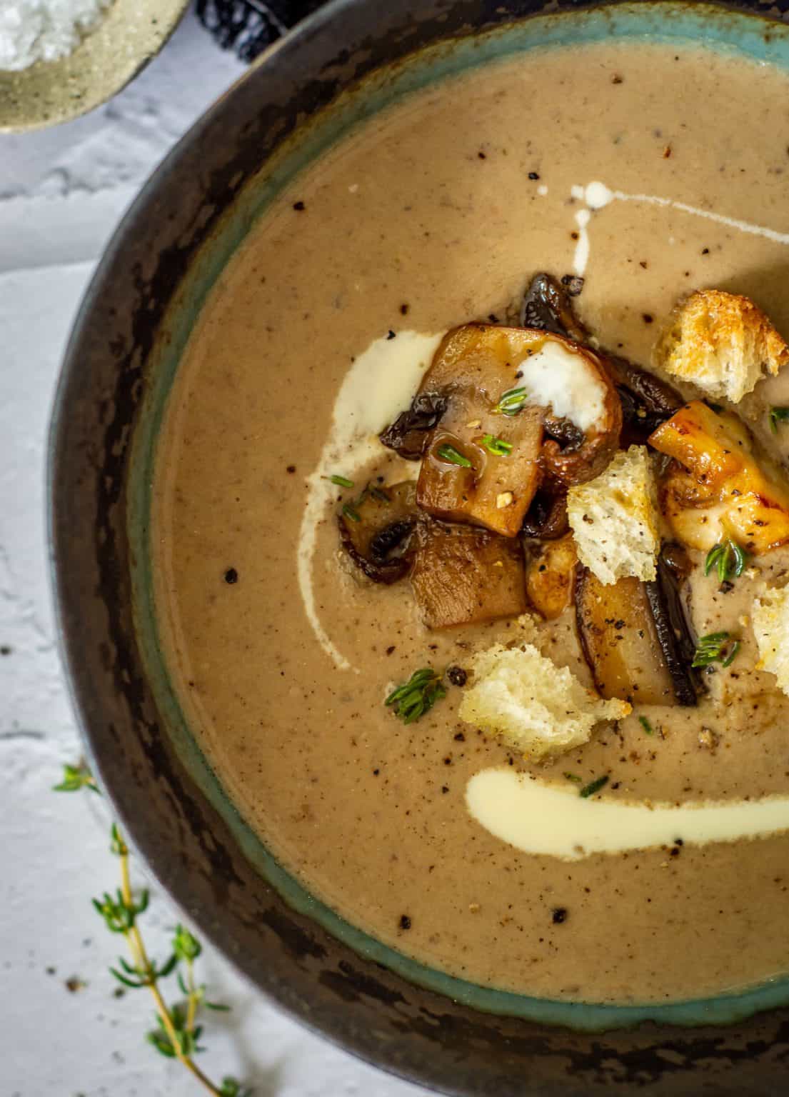 Dried Porcini Mushrooms Soup AnotherFoodBlogger