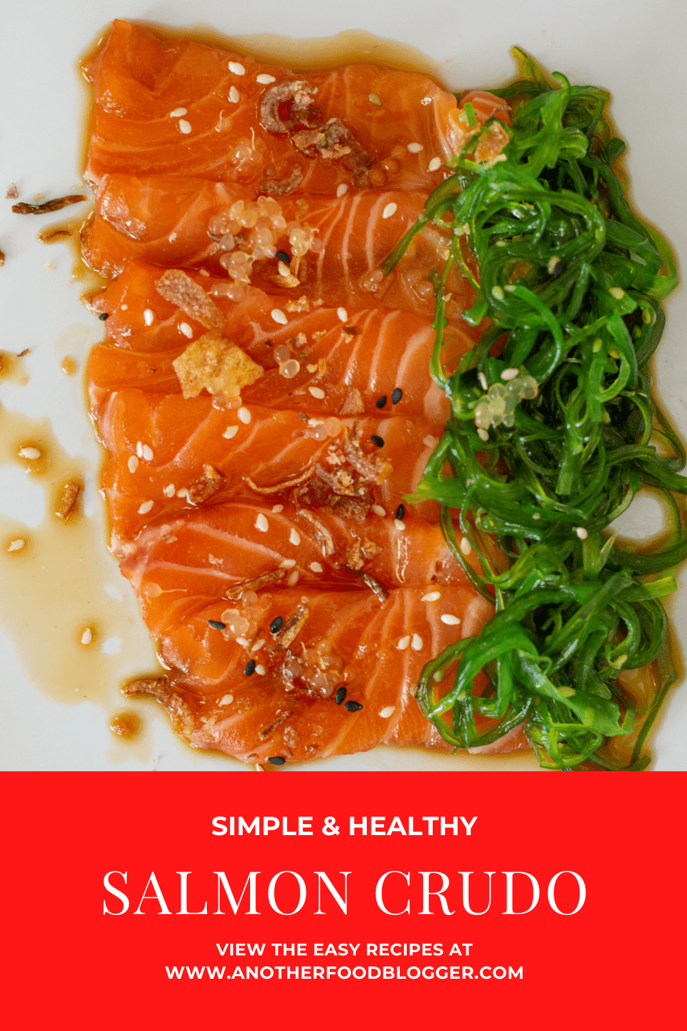 Salmon Crudo AnotherFoodBlogger