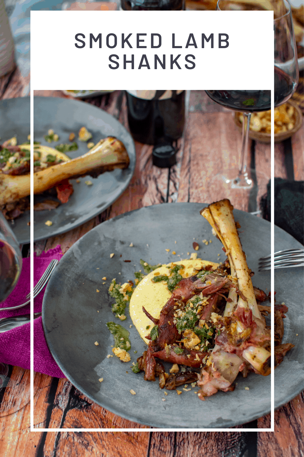 Smoked Lamb Shanks AnotherFoodBlogger