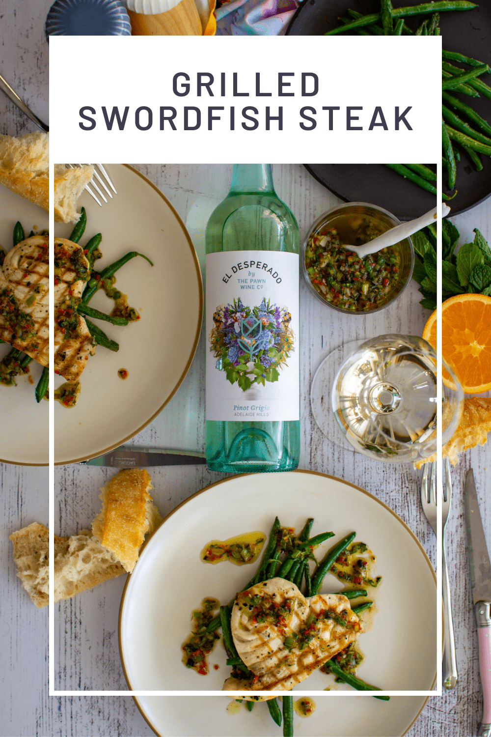 Simple Grilled Swordfish Steak AnotherFoodBlogger