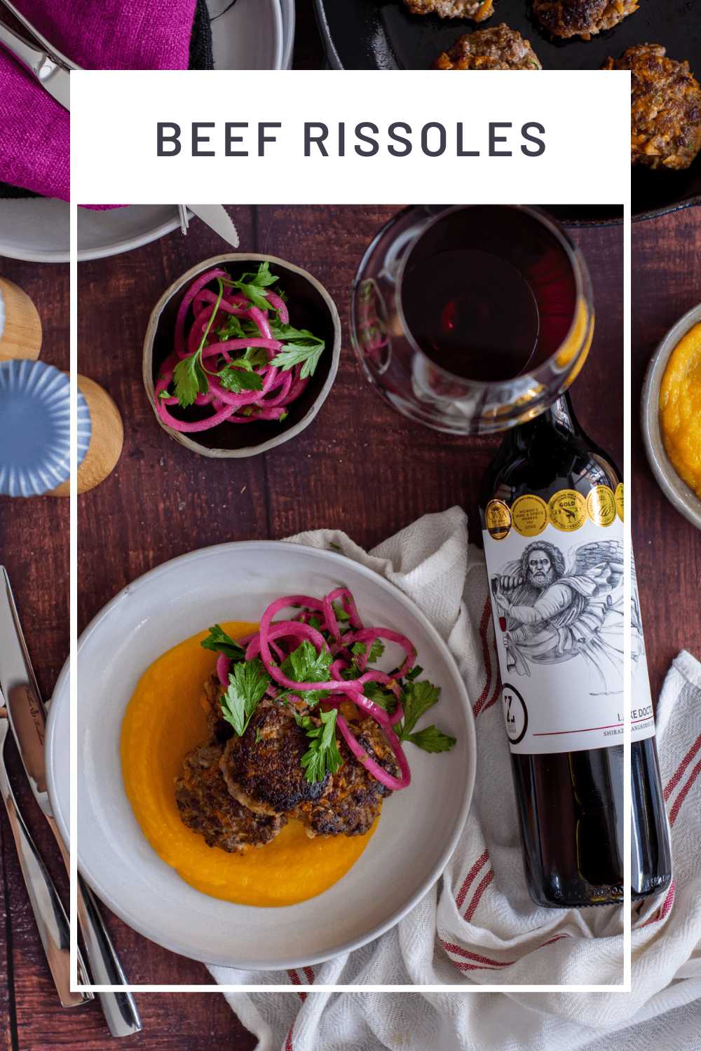 Beef Rissoles with a twist! - AnotherFoodBlogger